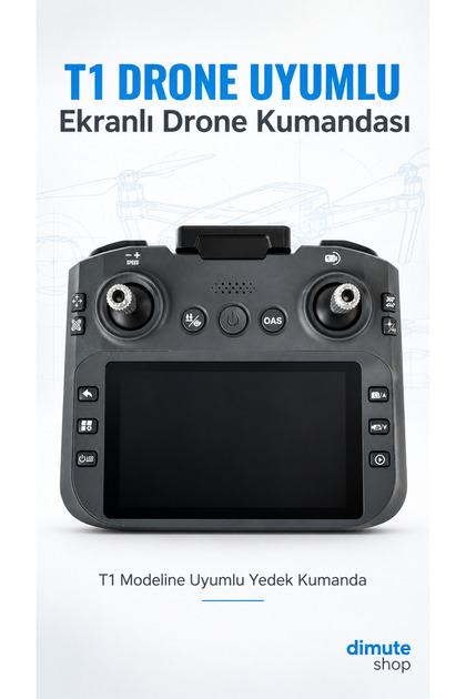 T1 Drone Uyumlu Ekranlı Uzaktan Kumanda Yedek Parça