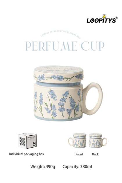 Dustproof milk coffee ceramic cup, office cup, couple cup, covered ceramic coffee cup, water cup, printed gift, ceramic tea coffee cup, women's birthday gift, holiday gift