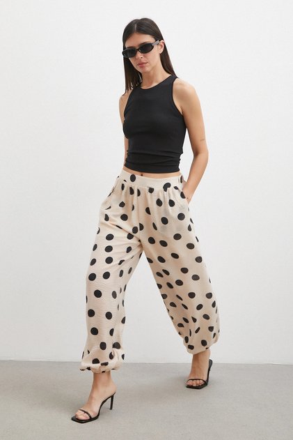 Elastic Cuffed Trousers