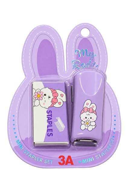 My Rabbit Purple Mini Stapler and Staple Set