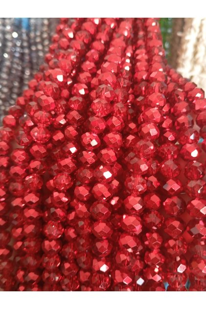 8 mm Crystal Beads 10 Strands Average: 610 Pcs