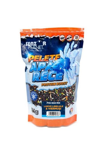 Planet Cold Water PVA Bag Mix Larve de Libelulă și Viermi Sensor, 1kg