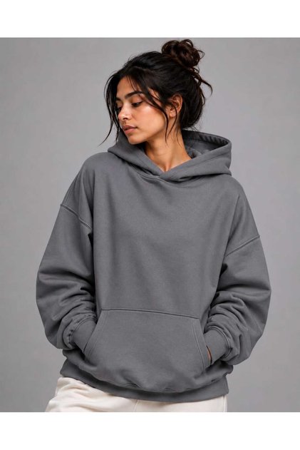 3 Yarn Combed Cotton Hooded Sweatshirt Lk2