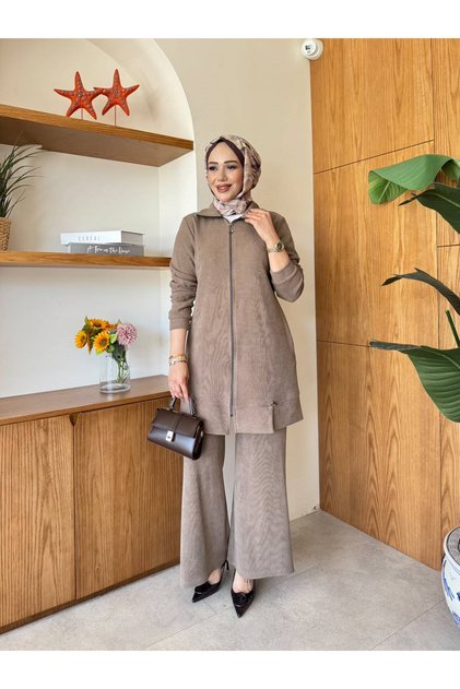 Kışlık Örme Kumaş Tunik Takım