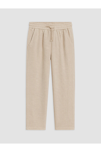 Özmarka New Season Beige Regular Fit Boys' Trousers