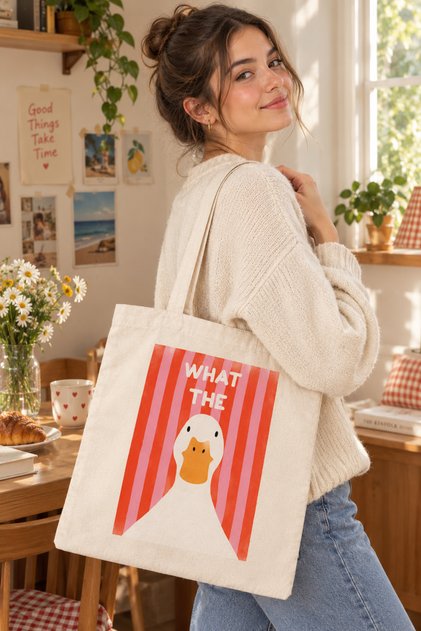 What the Baskili - Raw Fabric Shoulder Bag