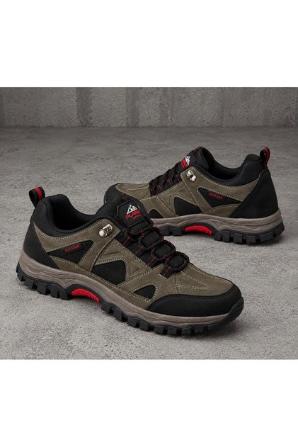Plarıum Men's Daily Outdoor Winter Water and Cold Resistant Comfortable Large Size Trekking Sports Shoes 40