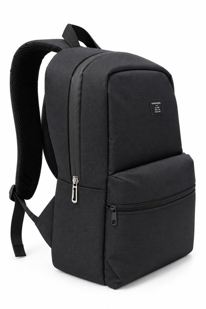 Waterproof Fabric 2-Compartment Backpack with Zipper Feature