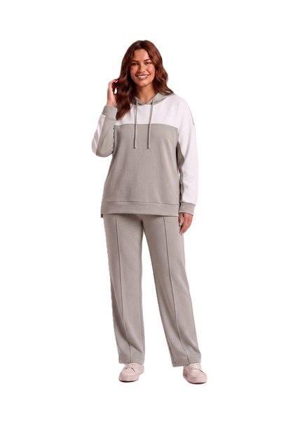 Kadın Büyük Beden Eşofman Takımı Oversize Sweatshirt Bol Paça Pantolon Rahat Günlük Takım