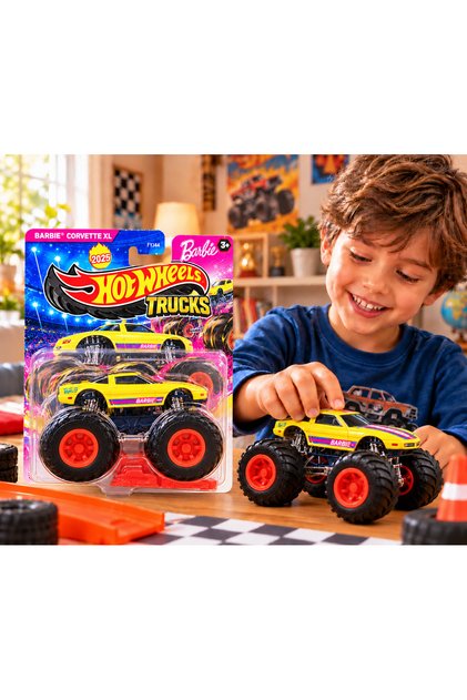 Monster Trucks Barbie Corvette XL FYJ44 2025