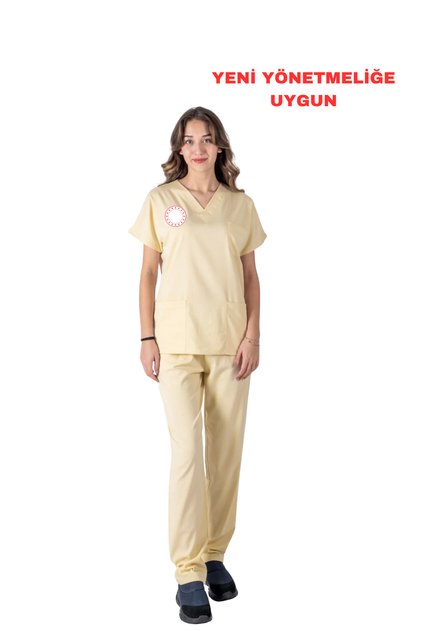 Moth Teknisyen, Tekniker Forması Likralı Scrubs Unisex Takım - Yeni Yönetmeliğe Uygun