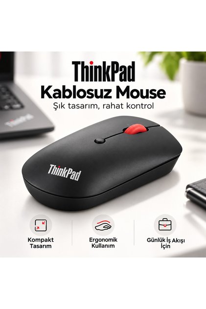 ThinkPad USB-C Wireless Compact Mouse 4Y51D20848 Kablosuz Mouse