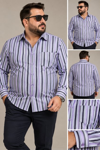 Wide Cut Cotton Shirt