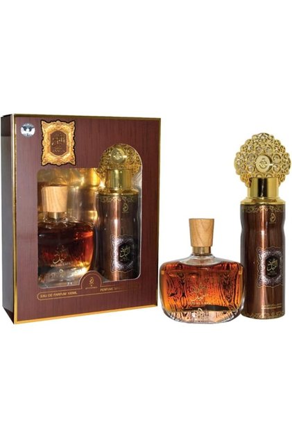 MY PERFUMES OUD AL LAYL من مجموعة هدايا العطور المكونة من قطعتين للجنسين، 100 مل Eau De Parfum و