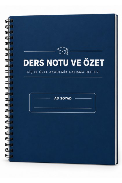 Üniversite ve Lise Ders Notu Özet Defteri 120 Yaprak