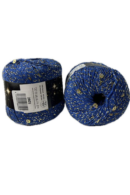 Sultan beaded yarn series, sequin and pearl series, bandana beanie blouse yarn, 1 piece, 50 grams, 100 meters (color: 2601)
