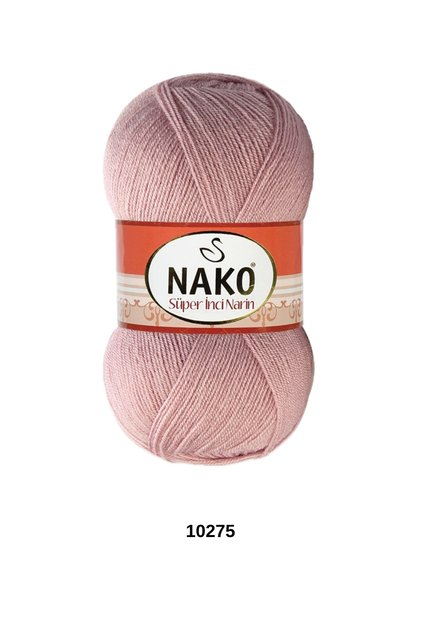 1 Piece Nako Super Pearl Delicate 100 Grams 540 Yards Cardigan Blouse Shawl Scarf Beanie Sweater Knitting Yarn-Color: 10275
