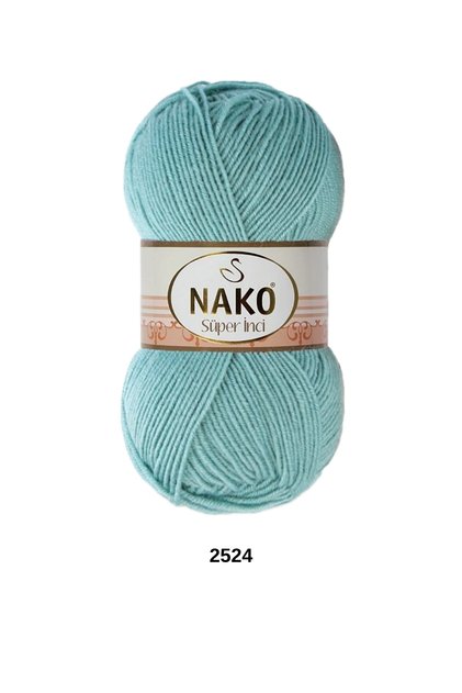 1 Piece Nako Super Pearl 100 Grams 260 Meters Cardigan Sweater Scarf Beanie Blanket Knitting Yarn-Color: 2524
