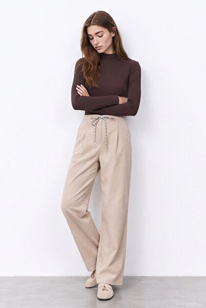 Cord Detailed Trousers