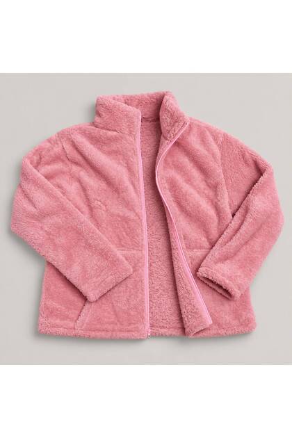 Oversize Unisex Plush Jacket with Fur Inside