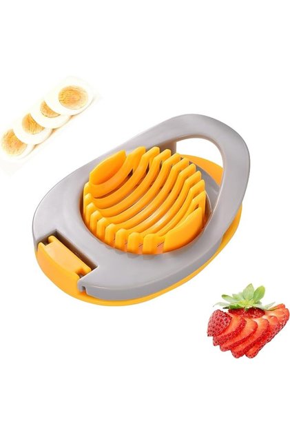 Stainless Steel Egg Slicer & Wedger – Quick and Easy Egg Cutter for Hard-Boiled Eggs, Perfect for Sa