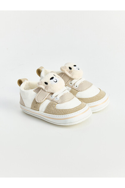 Timeless Clothing & Timeless Choices Baby Boy Sneakers with Teddy Bear Figure