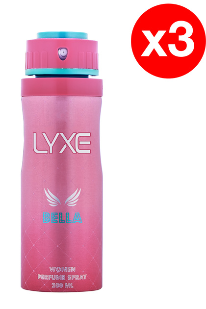 Bella Perfume Spray Women 200 ml (Pachet de 3)
