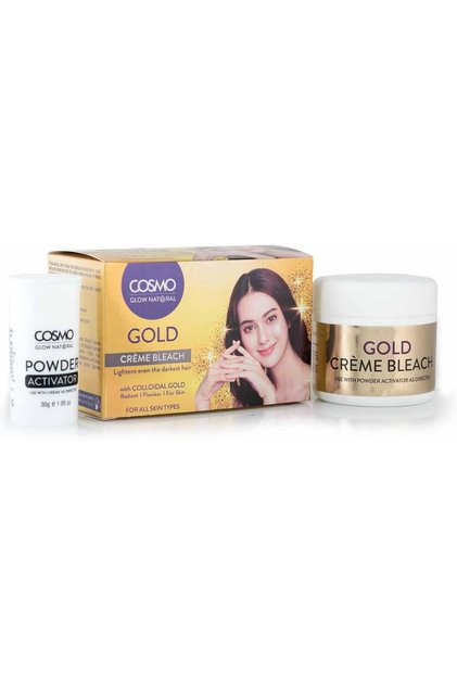 Glow Naturals Gold Creme Bleach With Colloidal Gold, Provides Nourishment and Rejuvenation