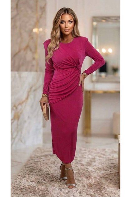 Rochie cu maneca lunga Melany - moda italiana