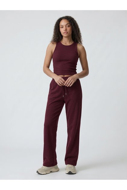 Women's Wide Leg High Waist Lace-Up Relaxed Fit Sweatpants