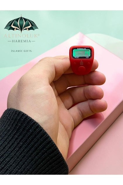Led Mini Ring Zikirmatik Digital Zikir Counter with Alerts Every 100 Times