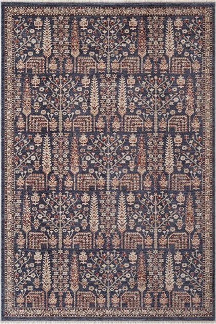 Renkli Vintage Modern Salon Koridor Yatak ve Oturma Odası Halısı