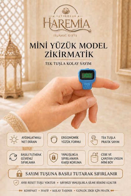 Mini Ring Model Zikirmatik |   Digital Dhikr Counter Finger Dhikr Matik