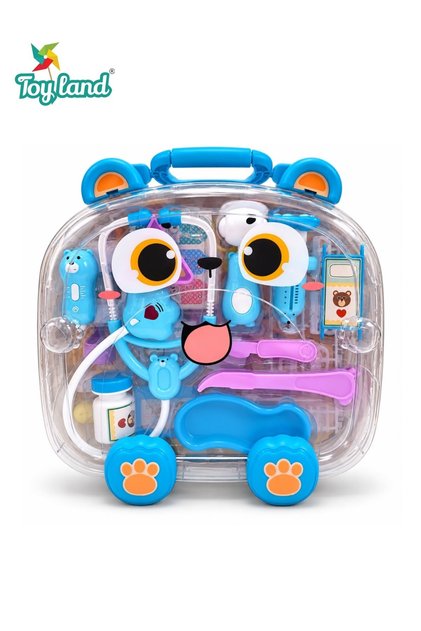 Kids Doctor Medical Kit 27-Piece Pretend Play Set with Carry Case, Stethoscope, Syringe, Thermometer & Medical Accessories, Educational Role Play Doctor Toy for Boys & Girls Ages 3+