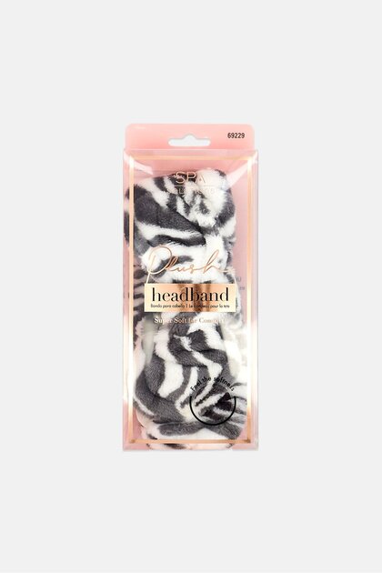 Spa Solutions by Women Animal Print Plush Headband, Multicolor