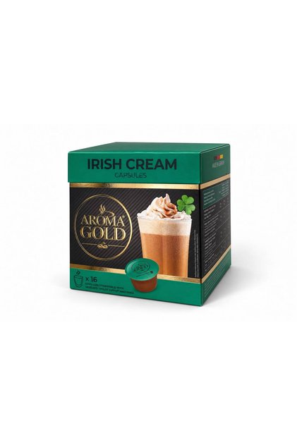 Capsule cafea Irish Cream, Compatibil Nescafé Dolce Gusto, 1 x 16 capsule, 16 băuturi, 256 gr