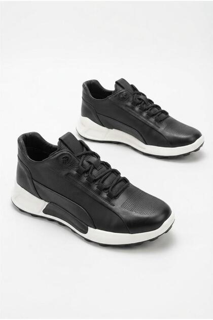 Genuine Leather Lightweight Eva Sole Rubber Laced Men's Shoes M1030