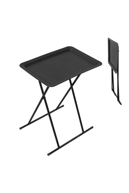Черна метална маса 52x37x66см