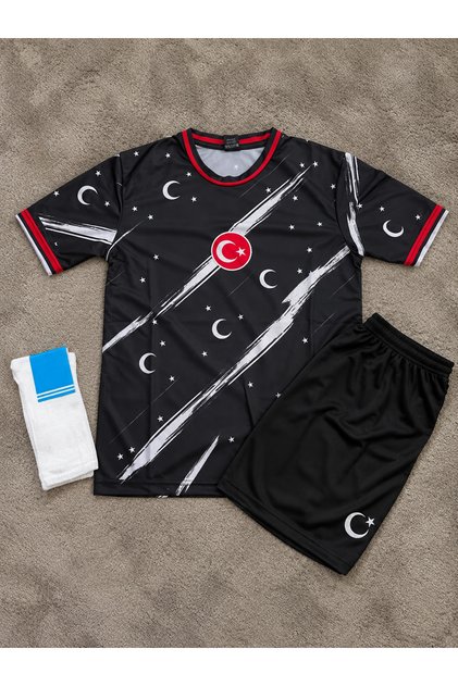 Ay Yıldız Özel Tasarım Çocuk Forma Seti