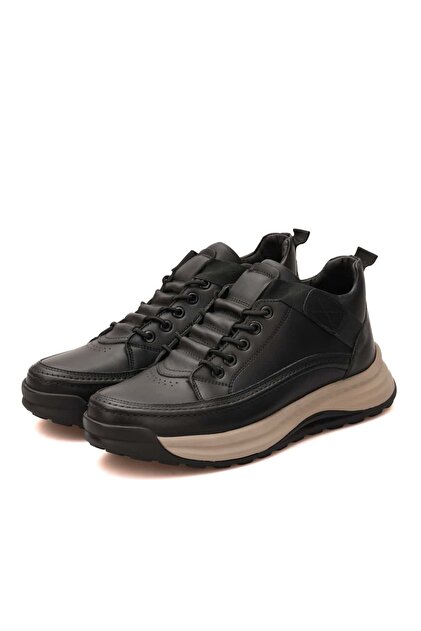 BAZMAR HAKİKİ DERİ GÜNLÜK ERKEK SNEAKER AYAKKABI