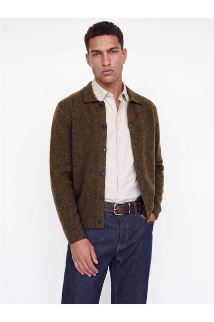 Strickjacke Einfarbig Strickjacke