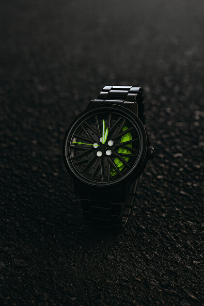 Steel Inner Dial Rotating Rim Sports Car Model Men's Wrist Watch