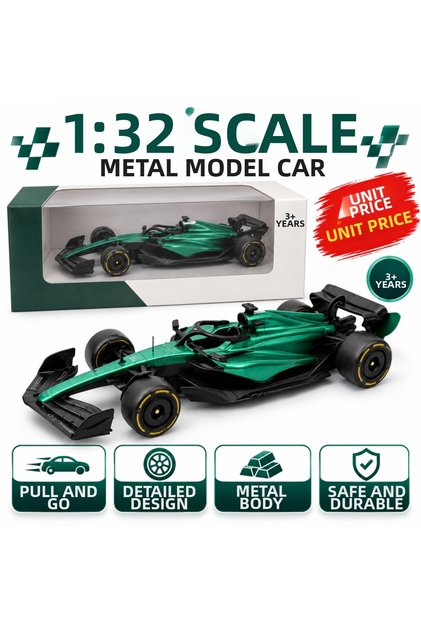 Rw5132 1:32 F1 Pull and Go Car Metal Model Car Price Is for One Piece