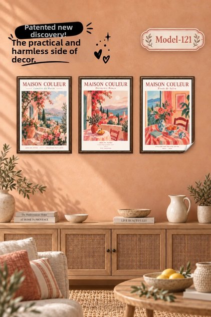 Static Cling Tablecloth - Poster Landscape (Model- 121)