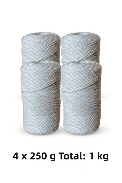 2 mm 1 kg Taranabilir Single Twist Thin Macrame Cord