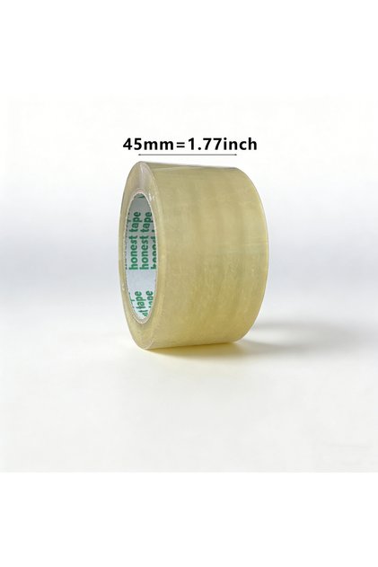 200M 656.17foot 45/100/150/200M 45mm Transparent Tape BOPP Packaging Sealing Logistics Carton High V