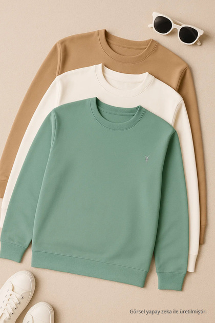 Men's Long Sleeve Winter Comfortable 3-Piece Sweatshirt