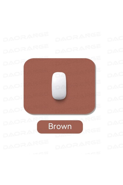 Brown Creative Universal Anti-slip Mouse Pad Leather Gaming Mice Mat New Desk Cushion Fashion Comfor