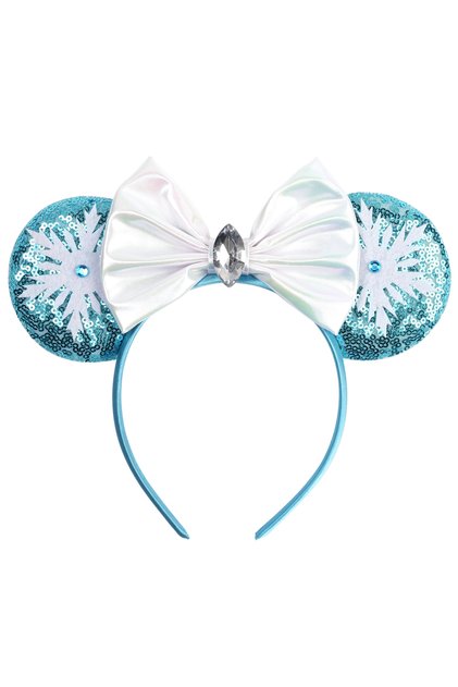 MQ142-28 Mickey Cartoon Olaf Headbands for Kids Cute Snowman Ears Hair Accessories Women Elsa Frozen