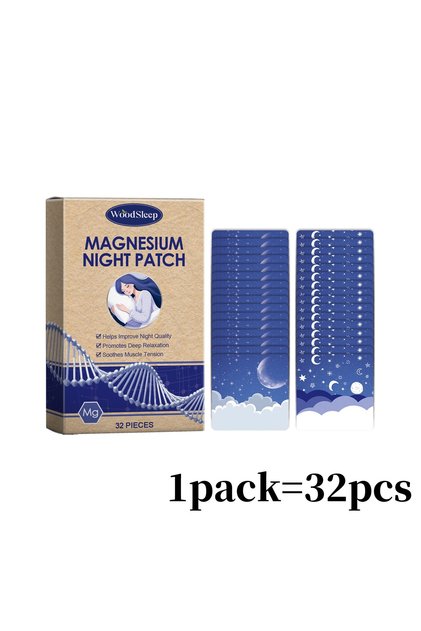 1pack Magnesium Chloride Patch Coconut Oil Night Sleeping Patches Lavender Fragrance Insomnia Sticke